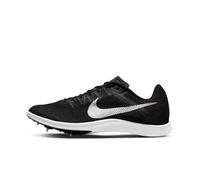 NIKE Men's Zoom Rival Distance Sneaker, Black/Metallic Silver-DK Smoke Grey, 7.5 UK