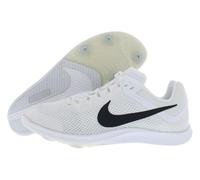 NIKE Men's Zoom Rival Distance Sneaker, White/Black-Metallic Silver, 9 UK