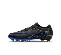 NIKE Men's Zoom Vapor 15 Ag-Pro Sneaker, Black/Chrome-Hyper Royal, 6.5 UK
