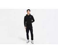 Nike Men'sClub Embroidered Swoosh Pullover Fleece Full Tracksuit: Black/XL