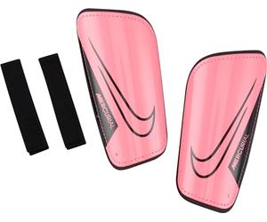 Nike Mercurial DN3614-675 Hardshell Football Shin Guards, Sunset Pulse/Black/Black, XL