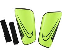 Nike Mercurial DN3614-702 Hardshell Football Shin Guards, Volt/Black/Black, XS