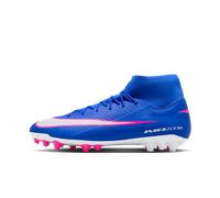 Nike Mercurial Superfly 10 Academy Artificial-Grass High-Top Football Boot - Blue