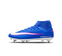 Nike Mercurial Superfly 10 Academy Soft-Ground High-Top Football Boot - Blue 6 (EU 40)