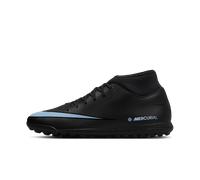 Nike Mercurial Superfly 10 Club Turf High-Top Football Shoes - Black 12