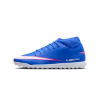 Nike Mercurial Superfly 10 Club Turf High-Top Football Shoes - Blue 6.5