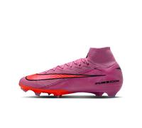 Nike Mercurial Superfly 10 Elite Firm-Ground High-Top Football Boot - Pink 6 (EU 39)
