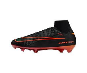 Nike Mercurial Superfly 10 Elite LV8 Firm-Ground High-Top Soccer Cleats (Black/Hyper Crimson)