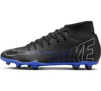 NIKE Mercurial Superfly 9 Academy Sneaker Black/Chrome-Hyper Royal 11