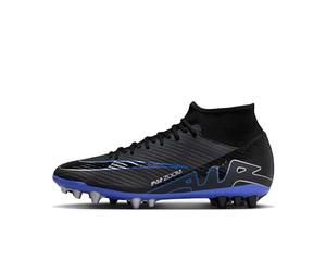 NIKE Mercurial Superfly 9 Academy Sneaker Black/Chrome-Hyper Royal 11.5