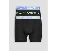 Nike Micro 3 Pack Boxer Brief, Black/Multi, Size M, Men Print