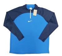 Nike Midlayer Top Men XXL Blue Dri-Fit 1/4 Zip Thumb Loops Golf Layering Wicking