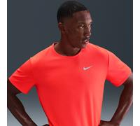 Nike Miler Men's Dri-FIT UV Short-Sleeve Running Top - Red - Polyester S
