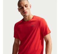 Nike Miler Men's Dri-FIT UV Short-Sleeve Running Top - Red - Polyester S Tall