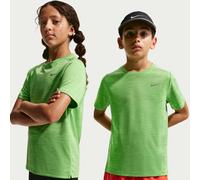 Nike Miler Older Kids' Dri-FIT Short-Sleeve Top - Green - Polyester XS