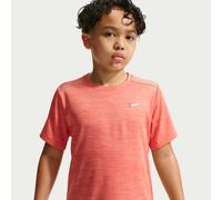 Nike Miler Older Kids' Dri-FIT Short-Sleeve Top - Orange - Polyester