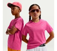 Nike Miler Older Kids' Dri-FIT Short-Sleeve Top - Pink - Polyester XS