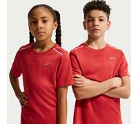 Nike Miler Older Kids' Dri-FIT Short-Sleeve Top - Red - Polyester XS