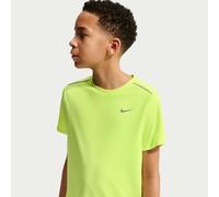 Nike Miler Older Kids' Dri-FIT Short-Sleeve Top - Yellow - Polyester