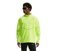 Nike Miler Repel UV Hooded Men's Running Jacket | UK S in Volt Ice/Volt Ice/Reflective Silver