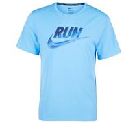 Nike - Miler Run Energy Short-Sleeve Running Top - Running shirt size XXL, blue