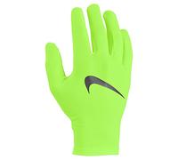 Nike Miler Running Glove Unisex Adult Running Gloves Ghost Green - Silver (XS-S)