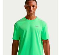 Nike Miler Running shirt Men - green, silver, Size XL