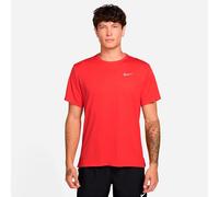Nike Miler Running shirt Men - lightred, silver, Size M