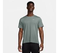 Nike Miler Men's Dri-FIT UV Short-Sleeve Running Top - Grey - Polyester S