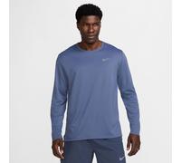 Nike Miler UV Running Shirt Men - Blue, Silver, Size XL