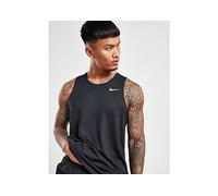 Nike Dri-Fit Miler Running Shirt Men - Black, Grey, Size L