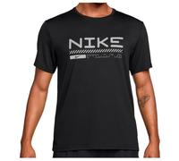 Nike - Miler Winterized S/S Running Top - Running shirt size S, black
