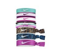 Nike Mixed Hairbands Washed Teal Sangria Active Pink - 9 Pack