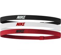 Nike Mixed Width Hairbands 3 Pack Black White Red Sports Running Gym Hair Access