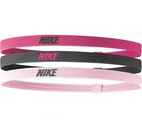 Nike Mixed Width Hairbands 3 Pack Spark Gridiron Pink Glaze Sports Headbands