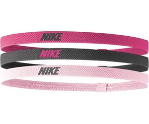 Nike Mixed Width Hairbands 3 Pack Spark Gridiron Pink Glaze Sports Headbands