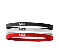 Nike Mixed Width Headband (Pack of 3) - Black/Red/White - Black/Red/White - One Size