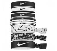 Nike Mixed Width Ponytail Hairband - Black - One Size - Black - 48% Polyester/31% Rubber/19% Nylon/2% Spandex