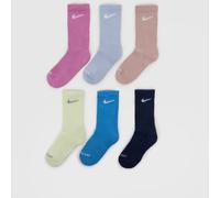 Nike Multi Kids Performance Crew Sock 6PK UK 6.5-9.5