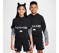 Nike Multi Older Kids' Dri-FIT Fleece Pullover Hoodie - Black - Cotton/Polyester M