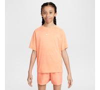 Nike Multi Older Kids' Dri-FIT Short-Sleeve Top - Orange - Polyester XL