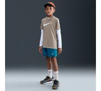 Nike Multi Older Kids' Dri-FIT Training Shorts - Blue - Polyester S