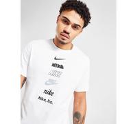 Nike Multi Stacked Logo Men's T Shirt Graphic Print Crew Neck Tee DZ8275