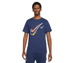 NIKE Multi Swoosh T-Shirt Navy X-Large