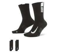 Nike Multiplier Crew Running Socks 2 Pack Unisex Adults - White white XL (11.5+)