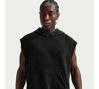 Nike N.A.C. Men's Dri-FIT Fleece Sleeveless Training Hoodie - Black - Polyester/Cotton M