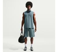 Nike NAC Men's Dri-FIT Fleece Training Shorts - Grey - Polyester/Cotton