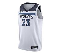 Nike NBA Basketball Jersey Vest SW Fan Edition Minnesota Timberwolves Jimmy Butler 23 White Blue 864431-102 L