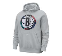 Nike NBA Brooklyn Nets Club City Edition Fleece Pullover Hoodie 'Grey' FZ0588-007 XXL