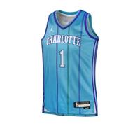 Nike Nba Charlotte Hornets Lamelo Ball Icon Swingman Jersey Kids Blue Ckx005